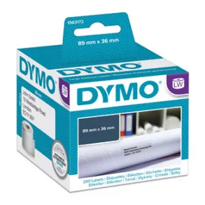 Dymo 1983172, 89mm x 36mm, biele veľké papierové štítky