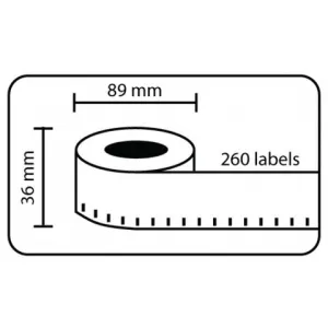 Dymo 99013, 36mm x 89mm, kompatibilná role etikiet