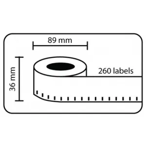 Dymo 99013, 36mm x 89mm, kompatibilná role etikiet