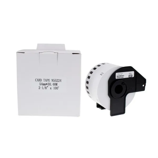 Brother DK-N55224, 54mm x 30,48m, kompatibilná role etikiet, bez lepidla
