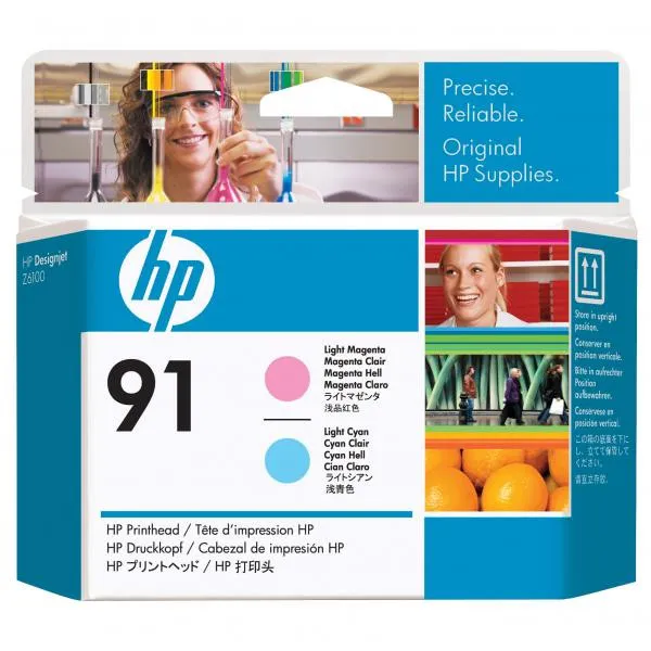 Hewlett-Packard HP originál tlačová hlava C9462A, HP 91, light cyan/light magenta C9462A