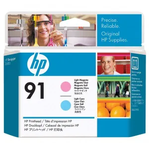 Hewlett-Packard HP originál tlačová hlava C9462A, HP 91, light cyan/light magenta C9462A