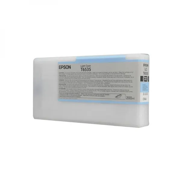 Epson T653500 svetlo azúrová (light cyan) originálna cartridge