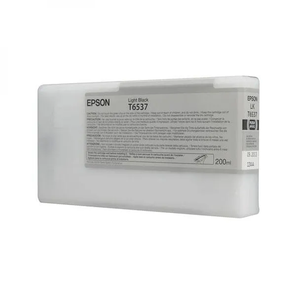 Epson T653700 svetlo čierná (light black) originálna cartridge
