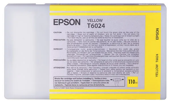 Epson T602400 žltá (yellow) originálna cartridge