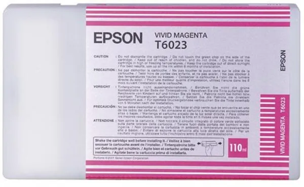 Epson T602300 purpurová (vivid magenta) originálna cartridge