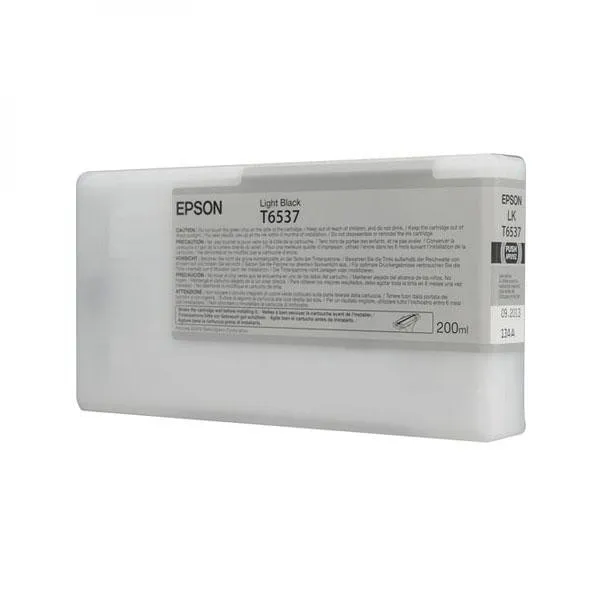 Epson T653700 svetlo čierná (light black) originálna cartridge