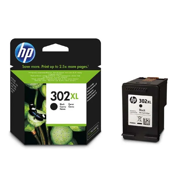 HP 302XL F6U68AE čierna (black) originálna atramentová cartridge
