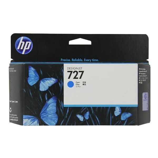 Hewlett-Packard HP originál ink F9J76A, HP 727, cyan, 300ml F9J76A
