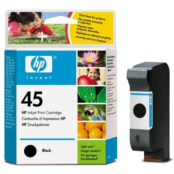 HP 45 51645AE čierna (black) originálna cartridge