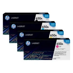 HP 650A CE270A čierný (black) originálny toner