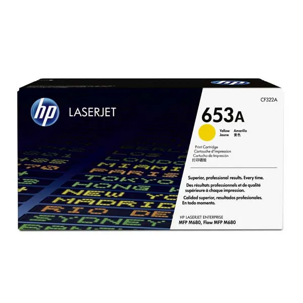 Hewlett-Packard HP originál toner CF322A, HP 653A, yellow, 16500str. CF322A