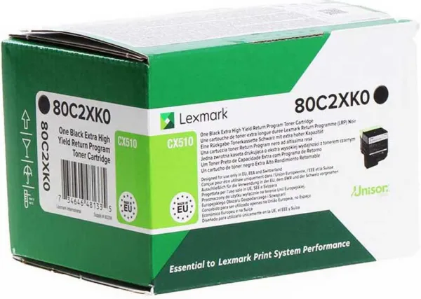 Lexmark 80C2XK0 čierny (black) originálny toner