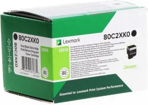 Lexmark 80C2XK0 čierny (black) originálny toner