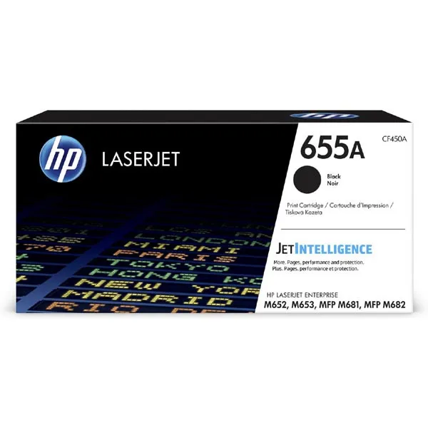 Hewlett-Packard HP originál toner CF450A, HP 655A, black, 12500str. CF450A