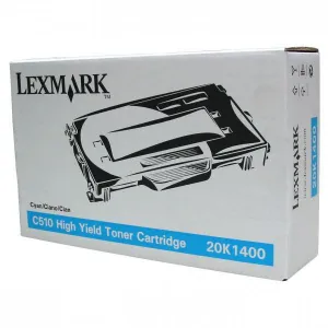 Lexmark 20K1400 azúrový (cyan) originálny toner