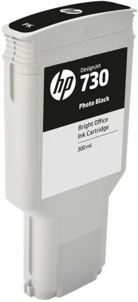 HP 730 P2V73A foto čierna (photo black) originálna cartridge