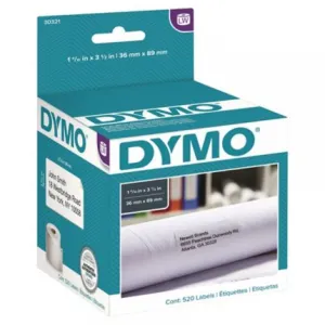 Dymo 99012, 2093093, 89mm x 36mm, papírové originálne štítky, 12ks