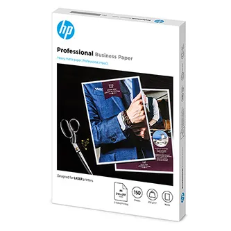 HP PROF MATTE FSC 7MV80A, 200 g/m2, A4, 150ks, matný, biely, foto papier