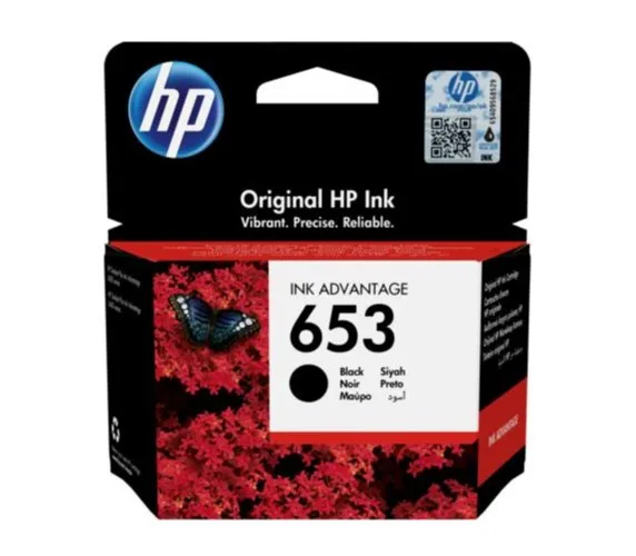 HP 653 3YM75AE čierna (black) originálna cartridge