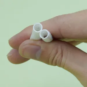 Popisovacia hviezdicová PVC bužírka S25, vnútorný priemer 2,5mm / prierez 0,75mm2, biela, 100m