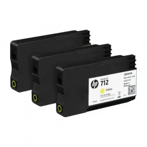 HP 712 3ED79A žltá (yellow) 3ks originálna cartridge