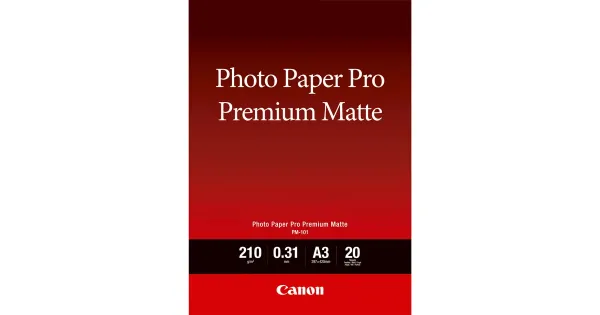 Canon paper premium Matte Photo 8657B006, 210 g/m2, A3, matný, atramentový, biely, foto papier