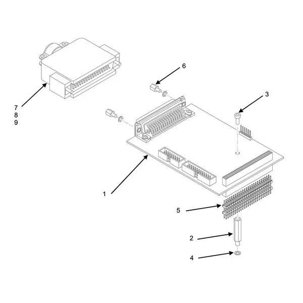 Printronix 258633-901, interface card GPIO