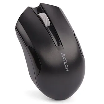 A4Tech myš G3-200NS, 1000DPI, 2.4 [GHz], optická, 3tl., bezdrôtová, čierná, 1 ks AA, klasická, V-Track