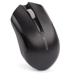 A4Tech myš G3-200NS, 1000DPI, 2.4 [GHz], optická, 3tl., bezdrôtová, čierná, 1 ks AA, klasická, V-Track