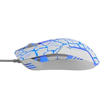 E-blue Myš Cobra EMS624WHCA-IU, 2500DPI, optická, 6tl., drátová USB, bílo-modrá, herní, e-box
