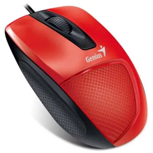 Genius Myš DX-150X, 1000DPI, optická, 3tl., drátová USB, červená