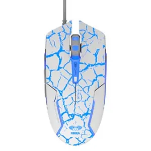 E-blue Myš Cobra EMS624WHCA-IU, 2500DPI, optická, 6tl., drátová USB, bílo-modrá, herní, e-box