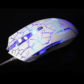 E-blue Myš Cobra EMS624WHCA-IU, 2500DPI, optická, 6tl., drátová USB, bílo-modrá, herní, e-box