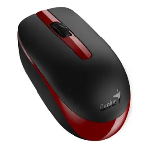 Genius Myš NX-7007, 1200DPI, 2.4 [GHz], optická, 3tl., bezdrátová USB, černo-červená, AA