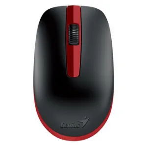 Genius Myš NX-7007, 1200DPI, 2.4 [GHz], optická, 3tl., bezdrátová USB, černo-červená, AA