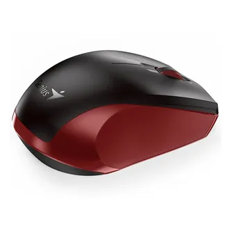 Myš GENIUS NX-8006S/ 1600 dpi/ bezdrôtová/ tichá/ čierna/ červená
