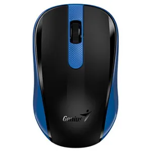 Genius Myš NX-8008S, 1200DPI, 2.4 [GHz], optická, 3tl., bezdrátová USB, modrá, 1 ks AA