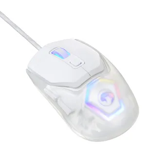 Marvo Myš FIT LITE G1 FIT LITE G1 WH, 12000DPI, optika, 7tl., drátová USB, bílá, herní, RGB podsvícení