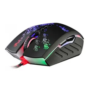 A4Tech Myš BLOODY A60A, 6200DPI, optická, 8tl., drátová USB, color, herní, RGB podsvícení
