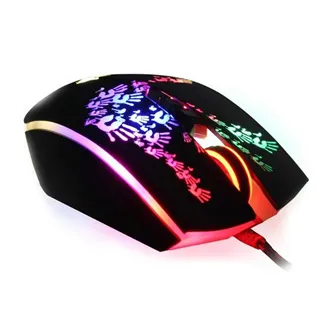 A4Tech Myš BLOODY A60A, 6200DPI, optická, 8tl., drátová USB, color, herní, RGB podsvícení