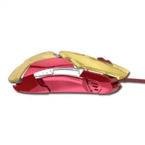 E-blue Myš IRON MAN ARMOR EMS610 EMS610GOAA-EU, 4000DPI, optická, 6tl., drátová USB, zlatá
