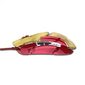 E-blue Myš IRON MAN ARMOR EMS610 EMS610GOAA-EU, 4000DPI, optická, 6tl., drátová USB, zlatá