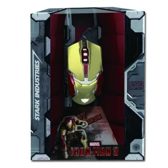 E-blue Myš IRON MAN ARMOR EMS610 EMS610GOAA-EU, 4000DPI, optická, 6tl., drátová USB, zlatá
