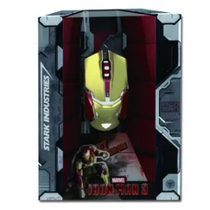 E-blue Myš IRON MAN ARMOR EMS610 EMS610GOAA-EU, 4000DPI, optická, 6tl., drátová USB, zlatá