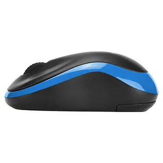 Marvo Myš DWM100BL, 1000DPI, 2.4 [GHz], optika, 3tl., bezdrátová, černo-modrá, 1 ks AA, kancelářská