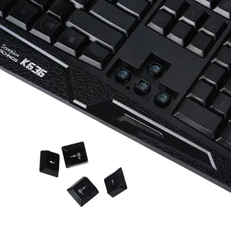 Marvo K636, klávesnice US, herní, podsvícená typ drátová (USB), černá