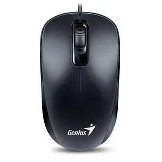 Myš GENIUS DX-110, drôtová, 1000 dpi, USB, čierna