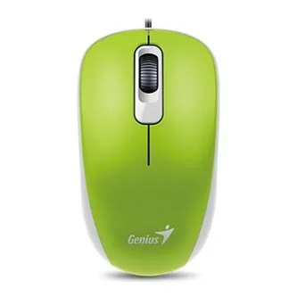Genius Myš DX-110, 1000DPI, optická, 3tl., drátová USB, zelená