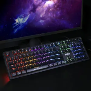 Marvo KG954 EN, klávesnice US, herní, mechanická typ drátová (USB), černá, ano, podsvícená